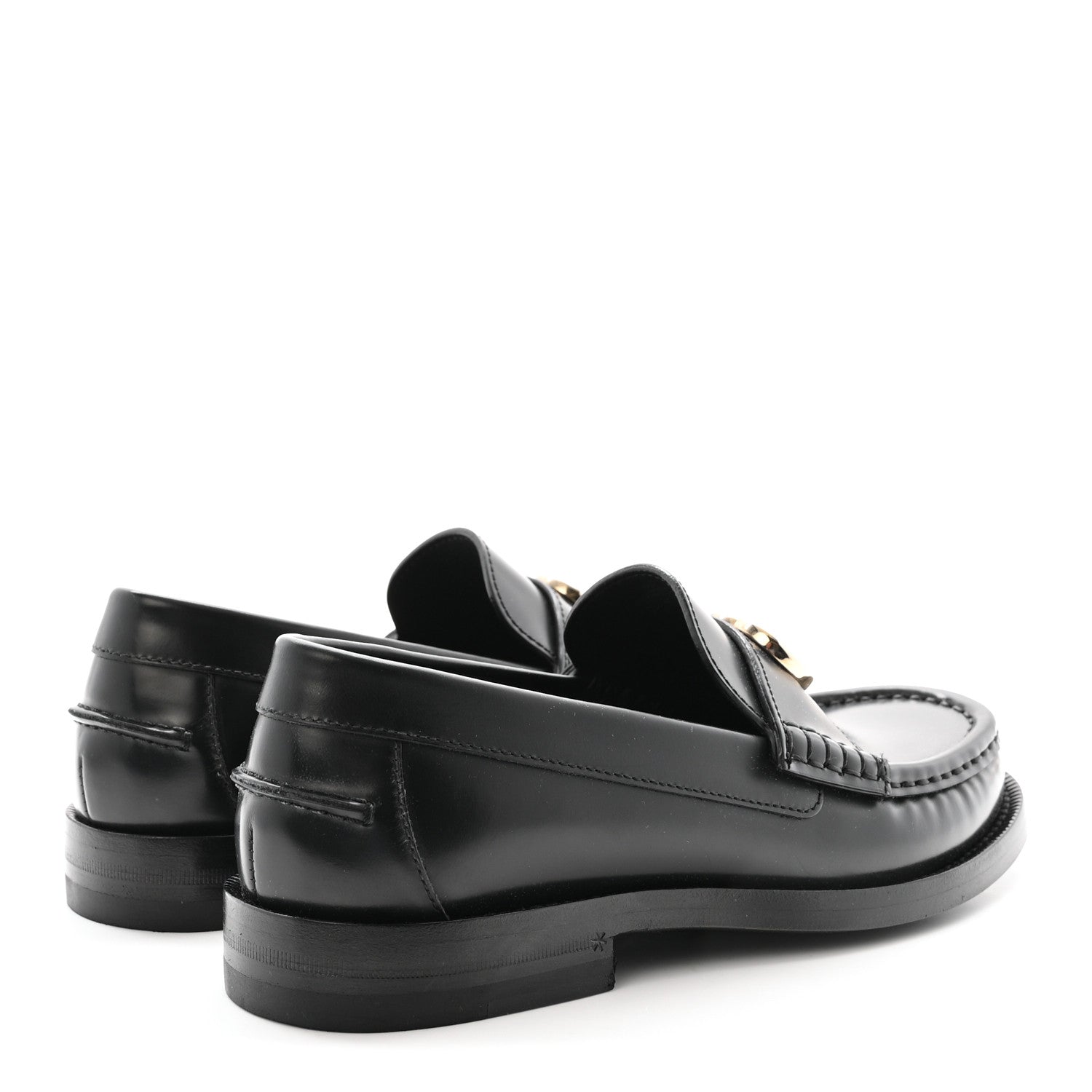 Calfskin Millennial Ribot Womens GG Loafers 36 Black