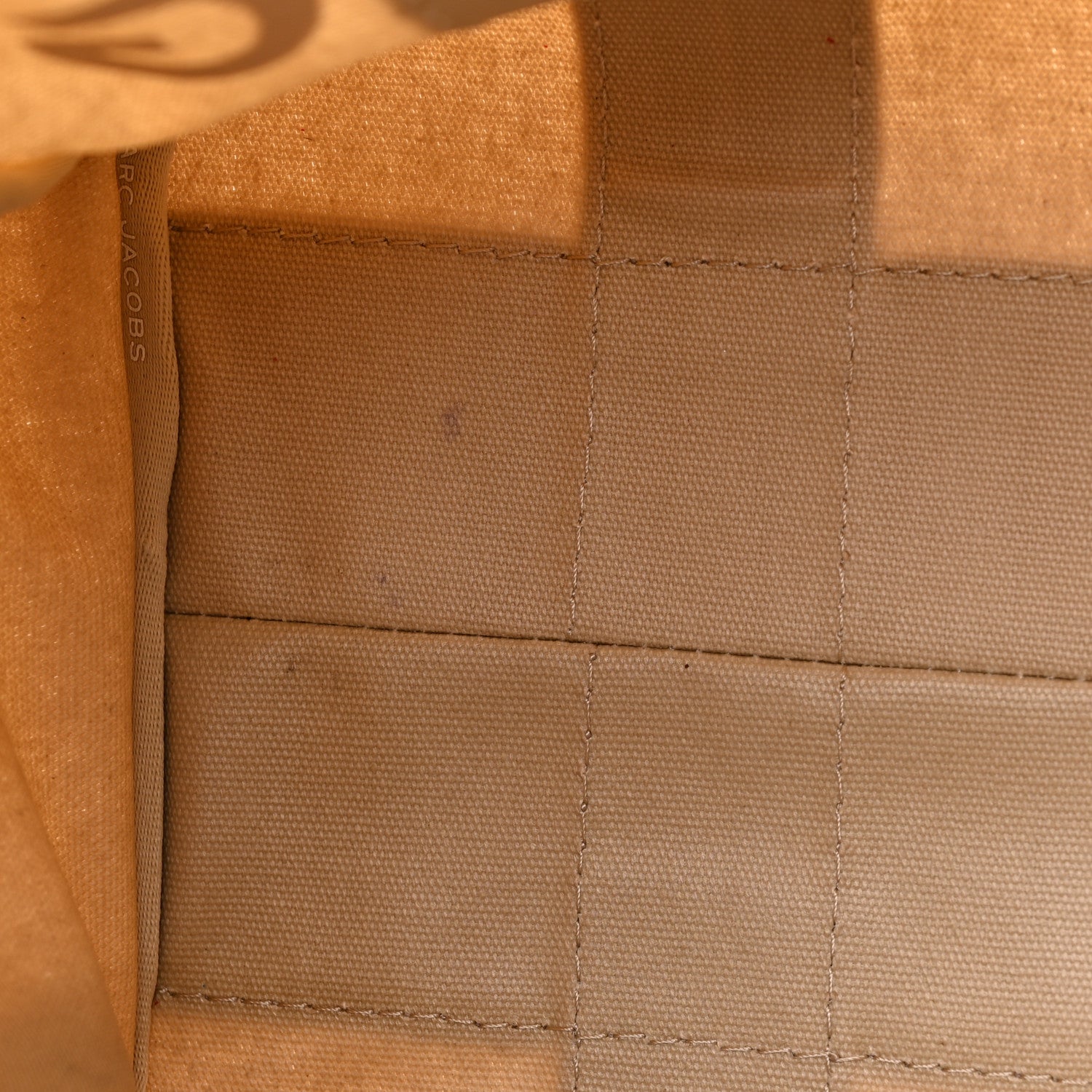 Cotton Canvas Large The Tote Bag Beige