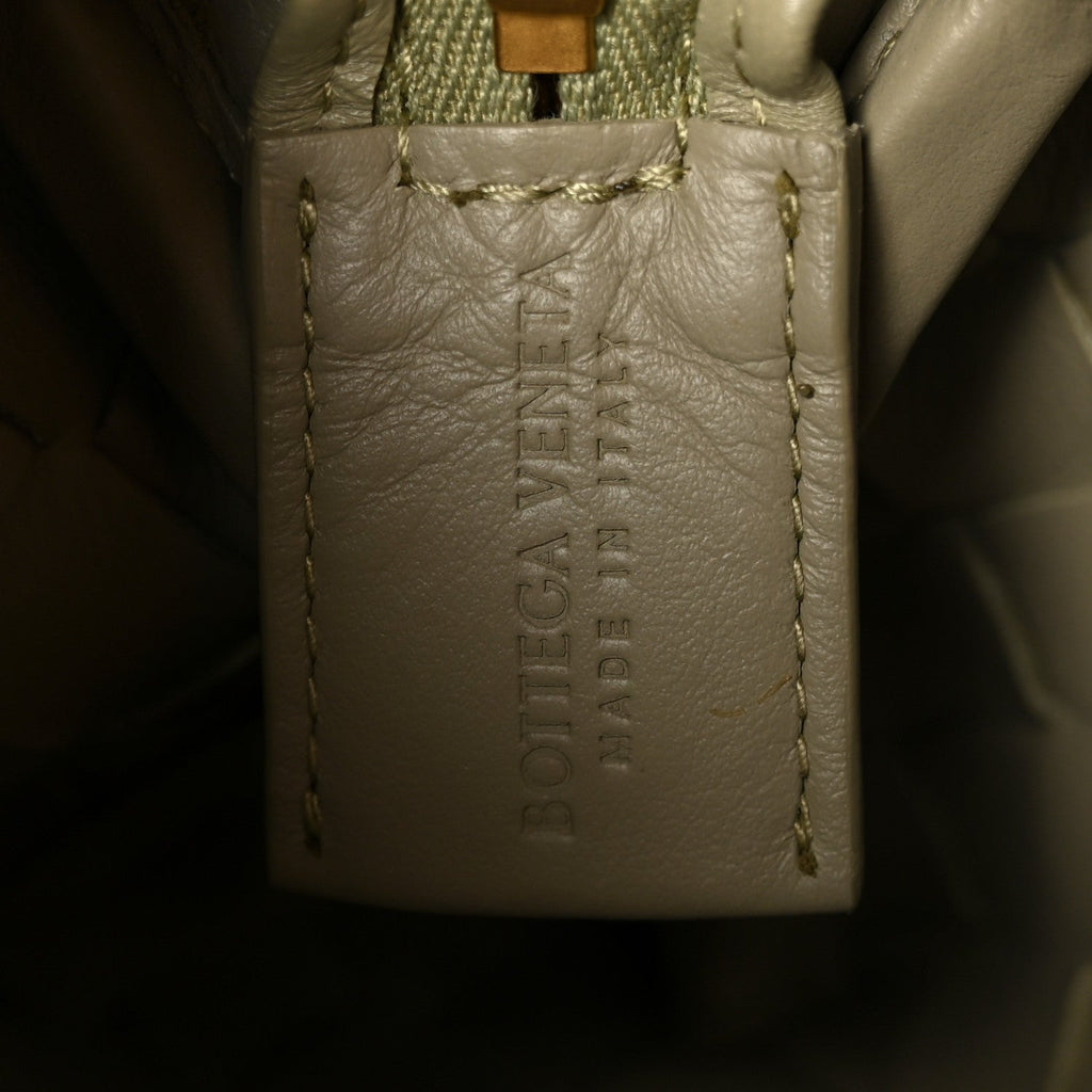 Nappa Intrecciato Mini Loop Camera Bag Travertine