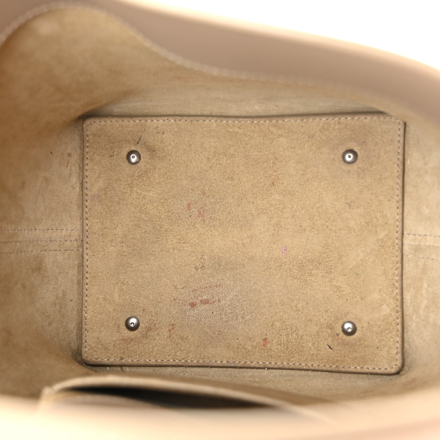 Shiny Calfskin Le 37 Small Bucket Bag Sea Salt