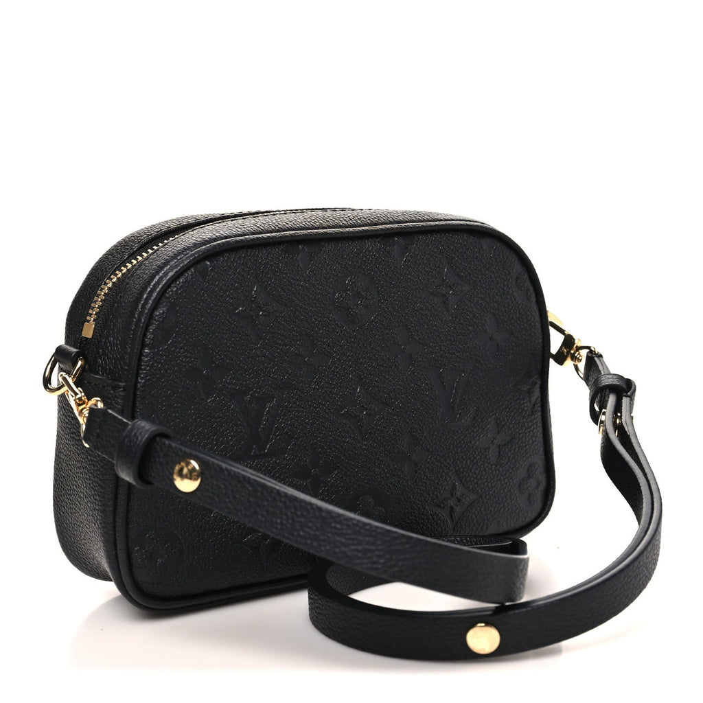 Empreinte Monogram Tiny Camera Bag Black