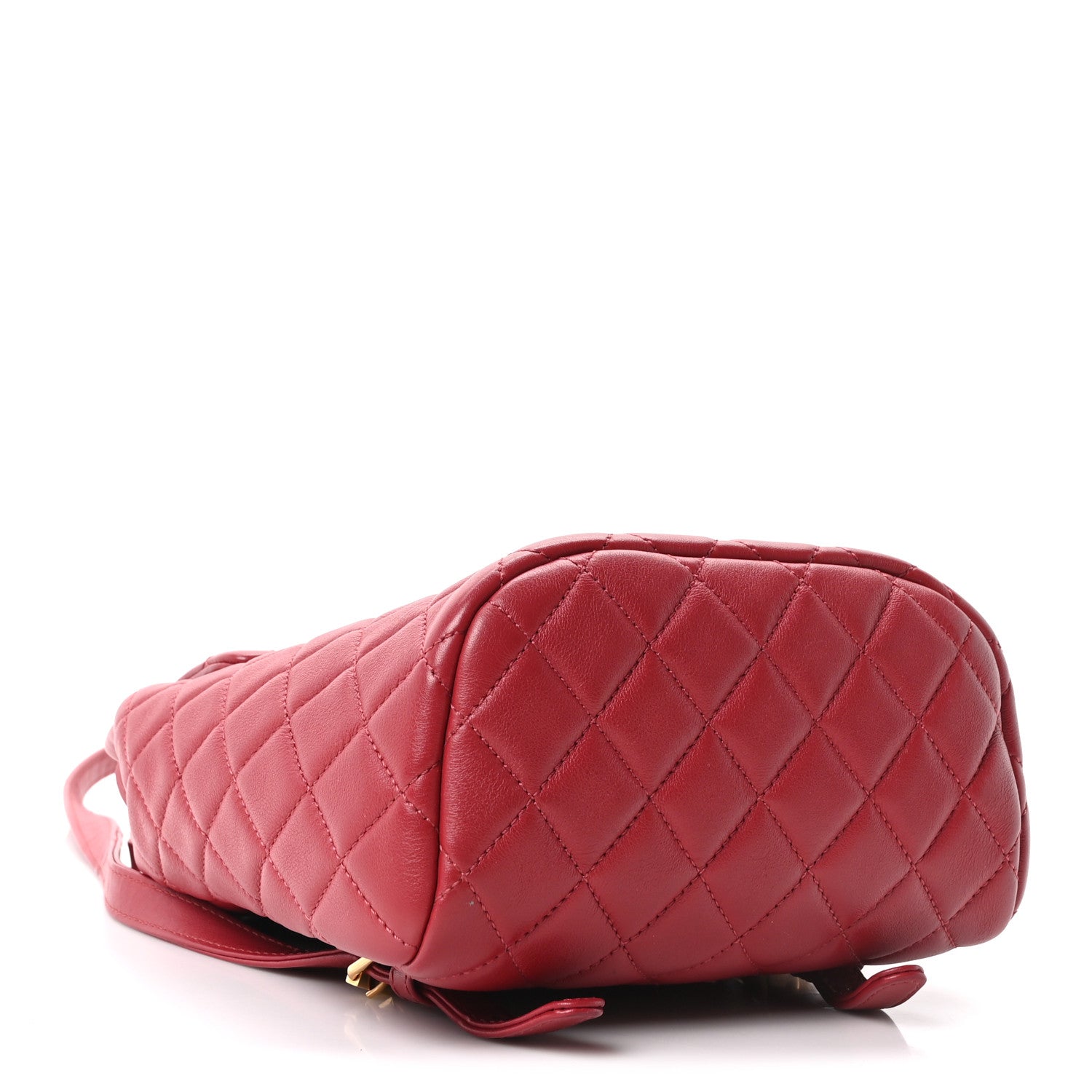 Lambskin Quilted Mini Urban Spirit Backpack Red