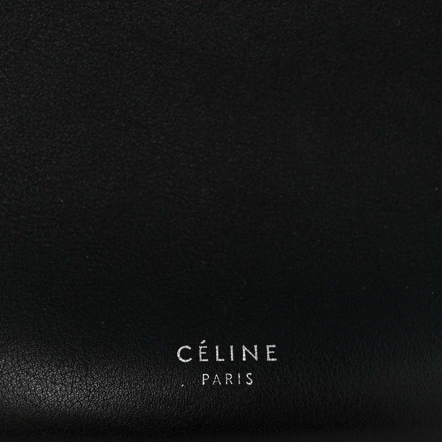 Supple Grained Calfskin Long Strap Big Bag Bucket Black