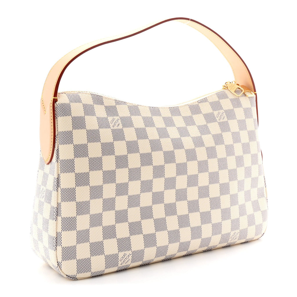 Damier Azur Slouchy PM Rose Ballerine