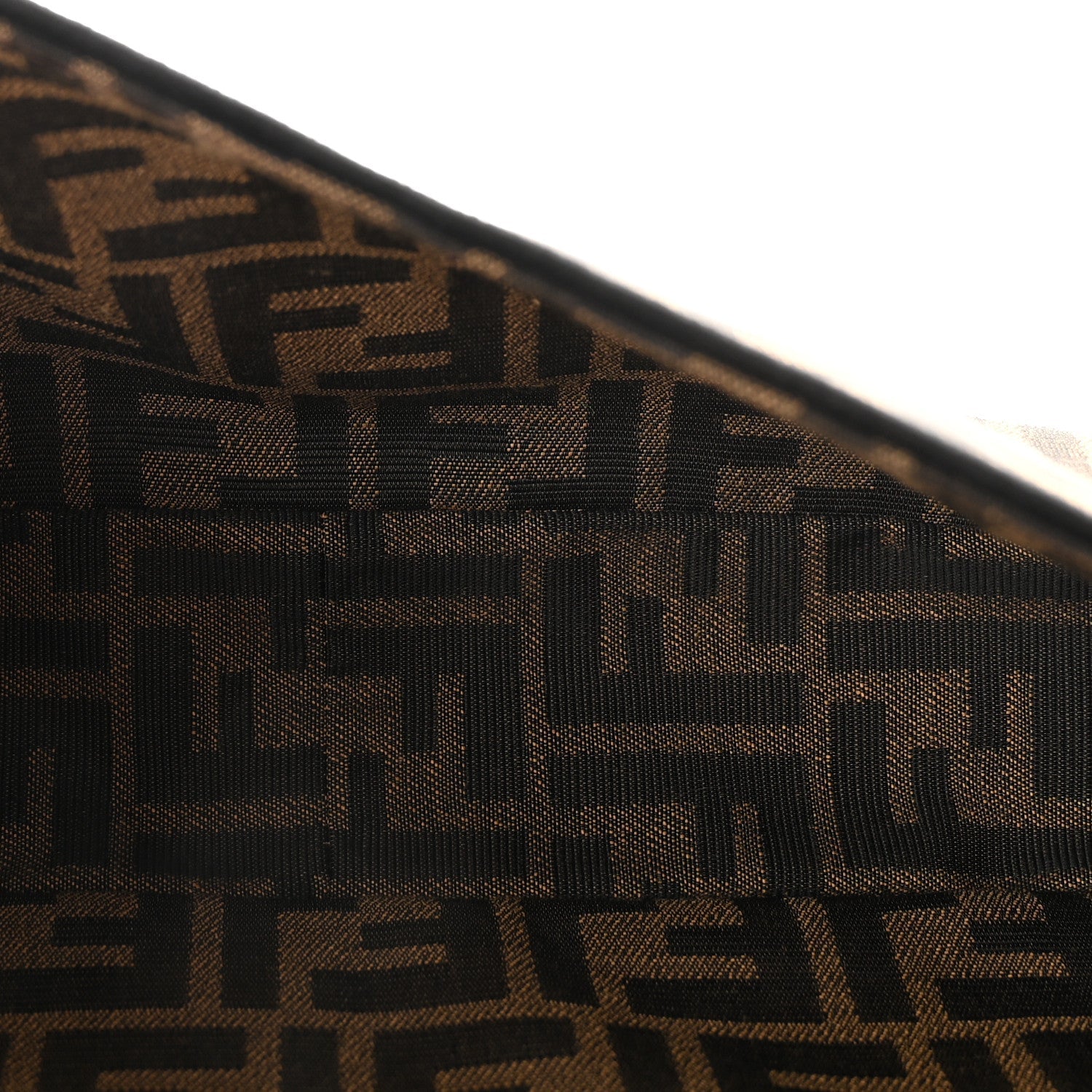 Fabric Jacquard FF 1974 Medium Baguette Tobacco Moro Black