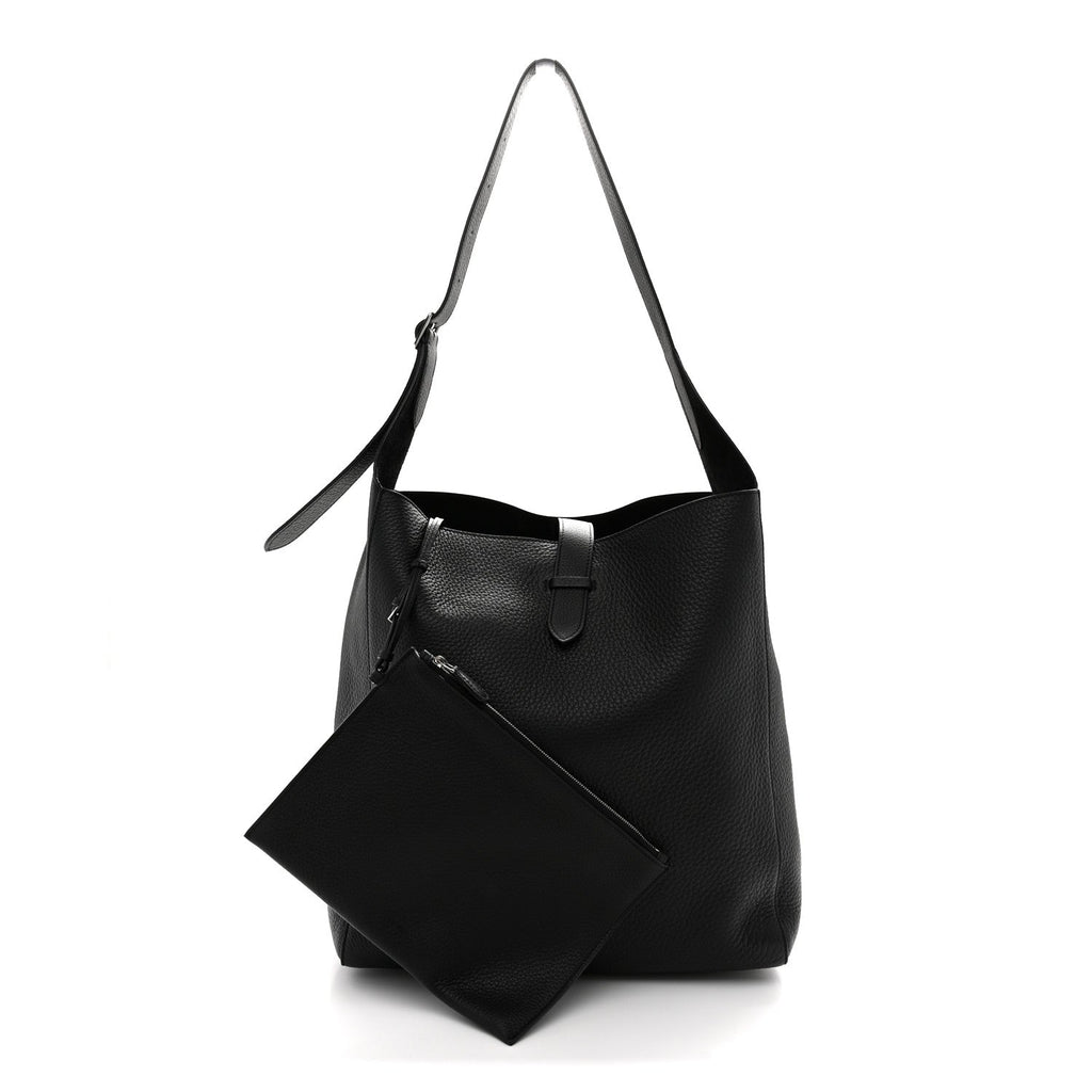 Grained Calfskin Blake Hobo Black