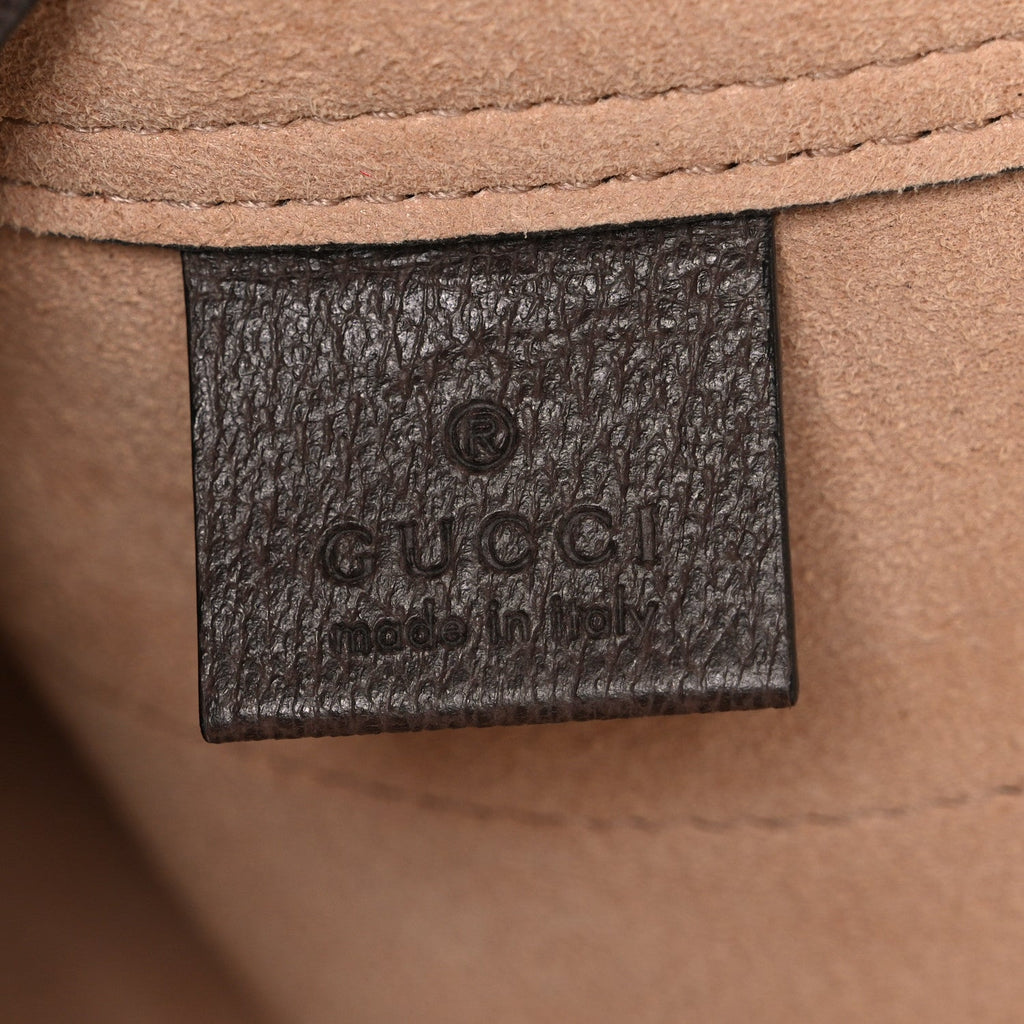 Gg Supreme Monogram Web Ophidia Tote Brown