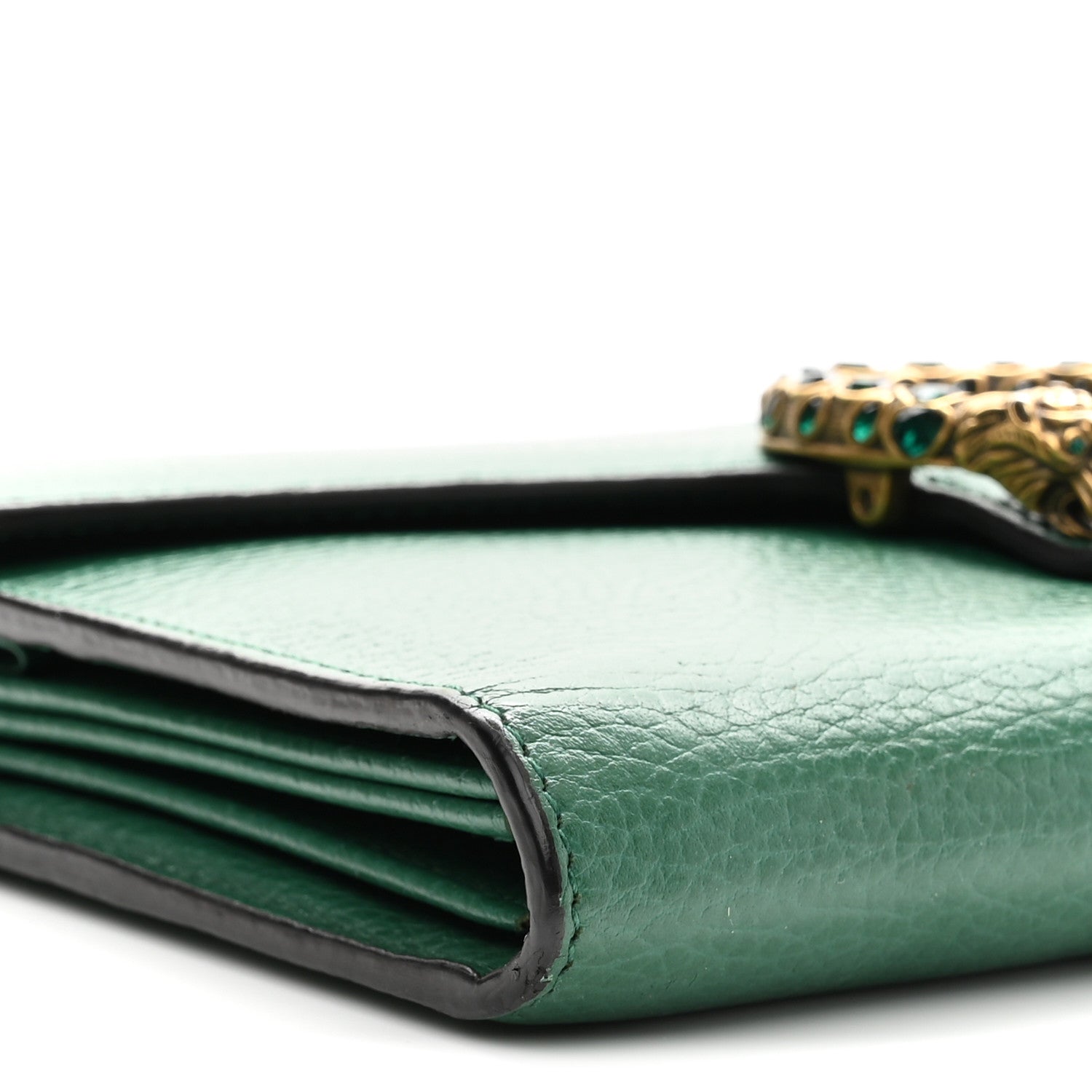 Calfskin Mini Dionysus Chain Wallet Emerald