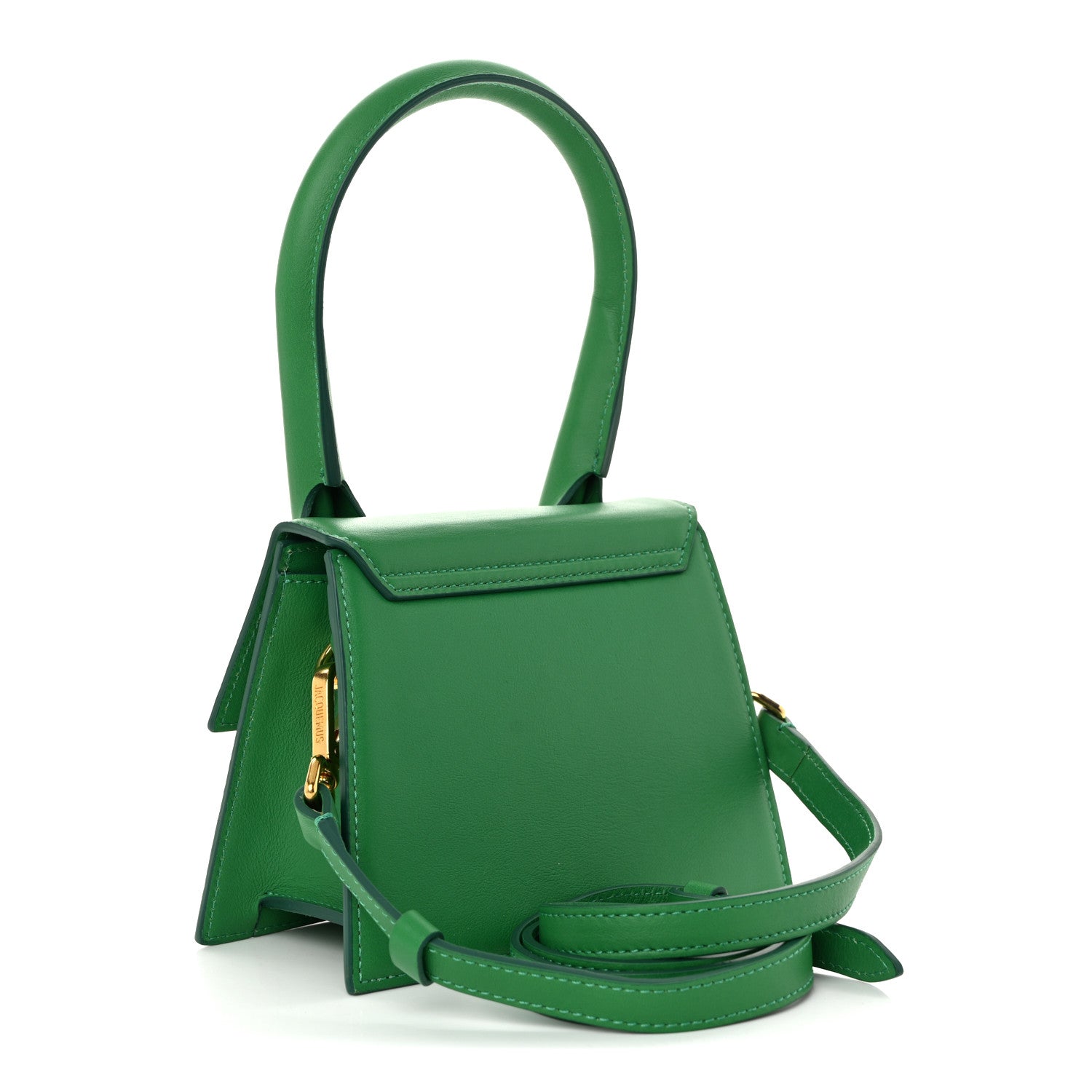 Smooth Calfskin Le Chiquito Moyen Green