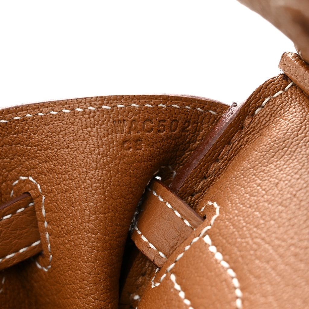 Togo Birkin 25 Gold