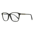 Alexander McQueen Eyeglasses Square Full Rim, Shiny Black Frame and Clear Demo Lens Lens AM0191O001