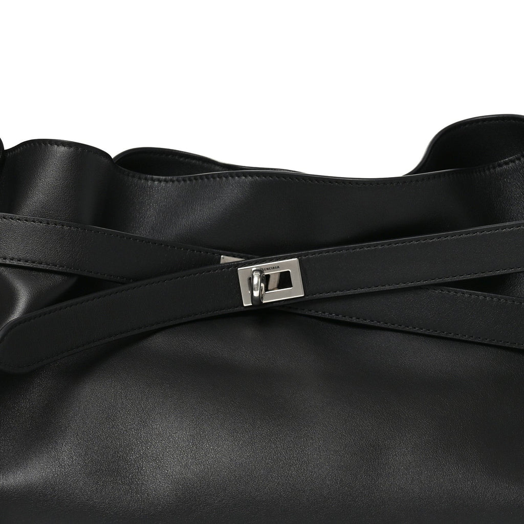 Smooth Calfskin Medium Bel Air Shoulder Bag Black