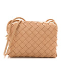 Nappa Intrecciato Mini Loop Camera Bag Almond