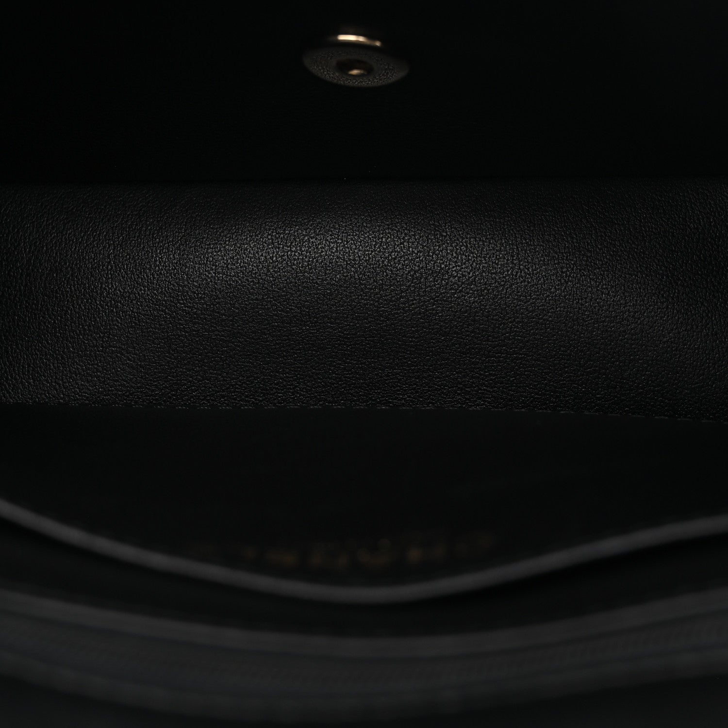 Lambskin Quilted Resin Graphic Frame Flap Bag Black White