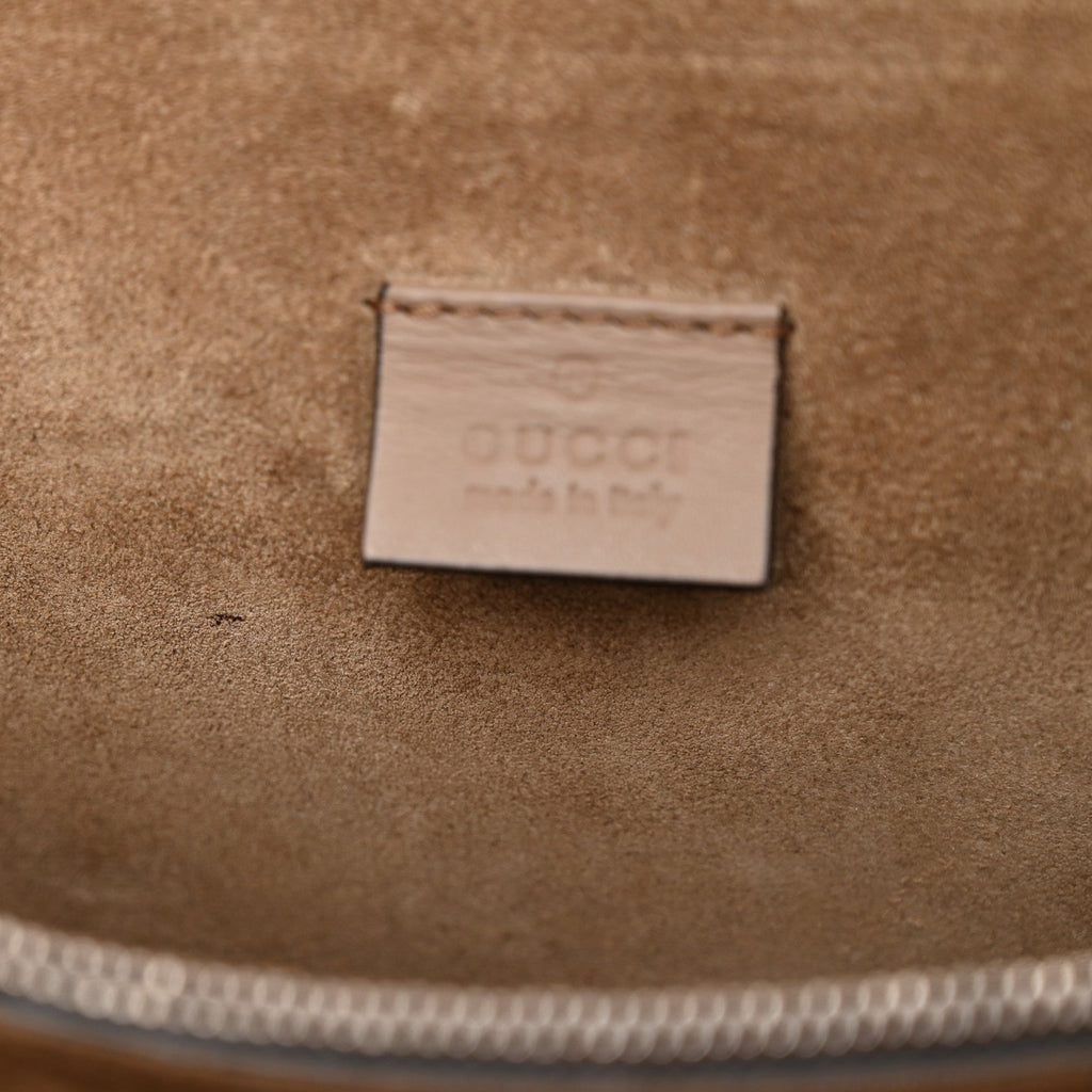 GG Supreme Monogram Medium Dionysus Shoulder Bag Taupe