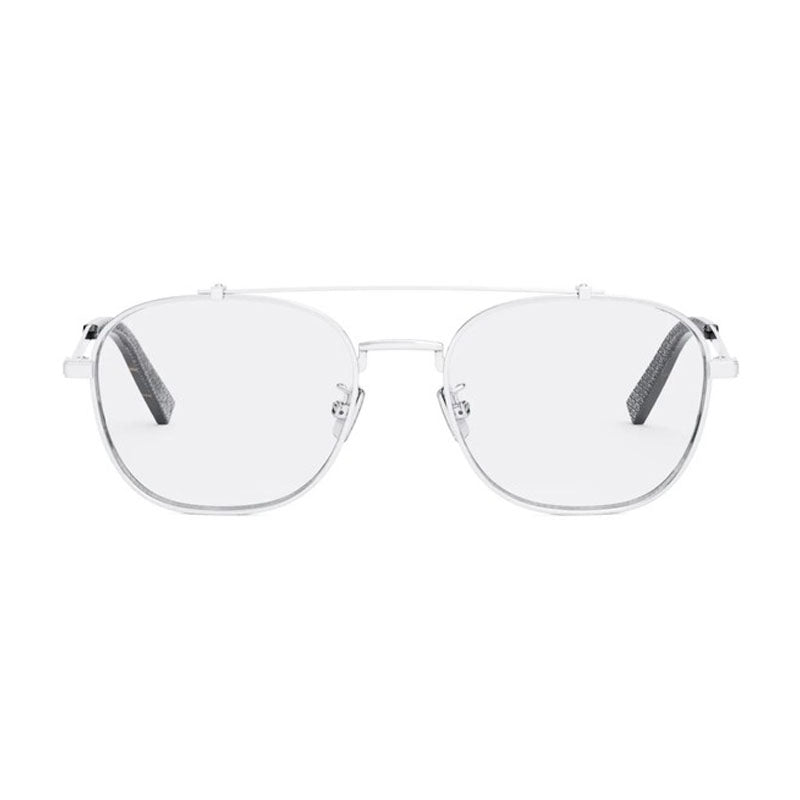 Dior Eyeglasses Shield Full Rim, Silver Frame and Clear Demo Lens Lens CDDIAMONDOR2UF000