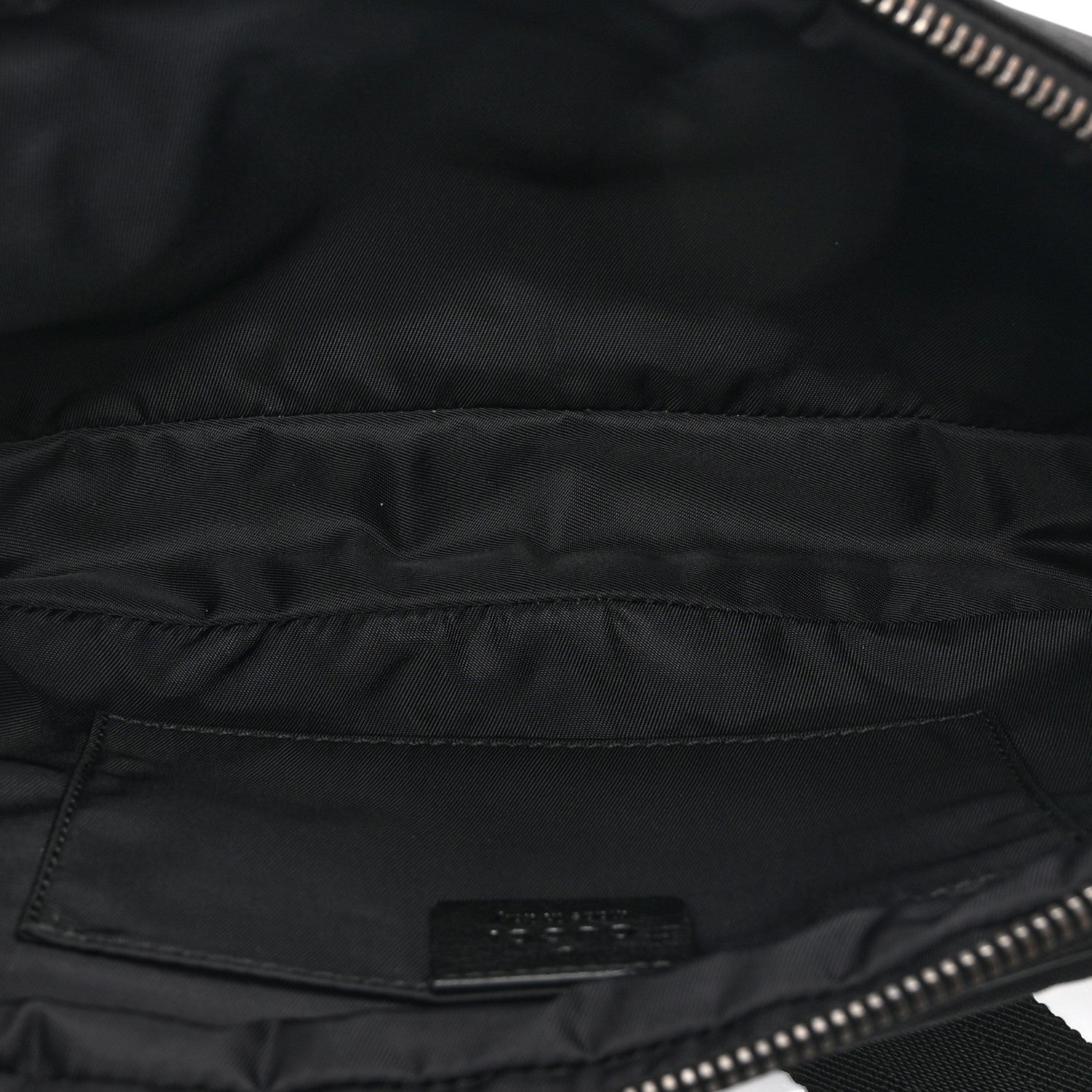 Guccissima Nylon Belt Bag  Black