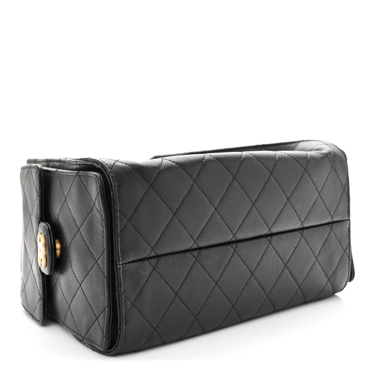 Caviar Quilted Small Chanel 25 Handbag Black