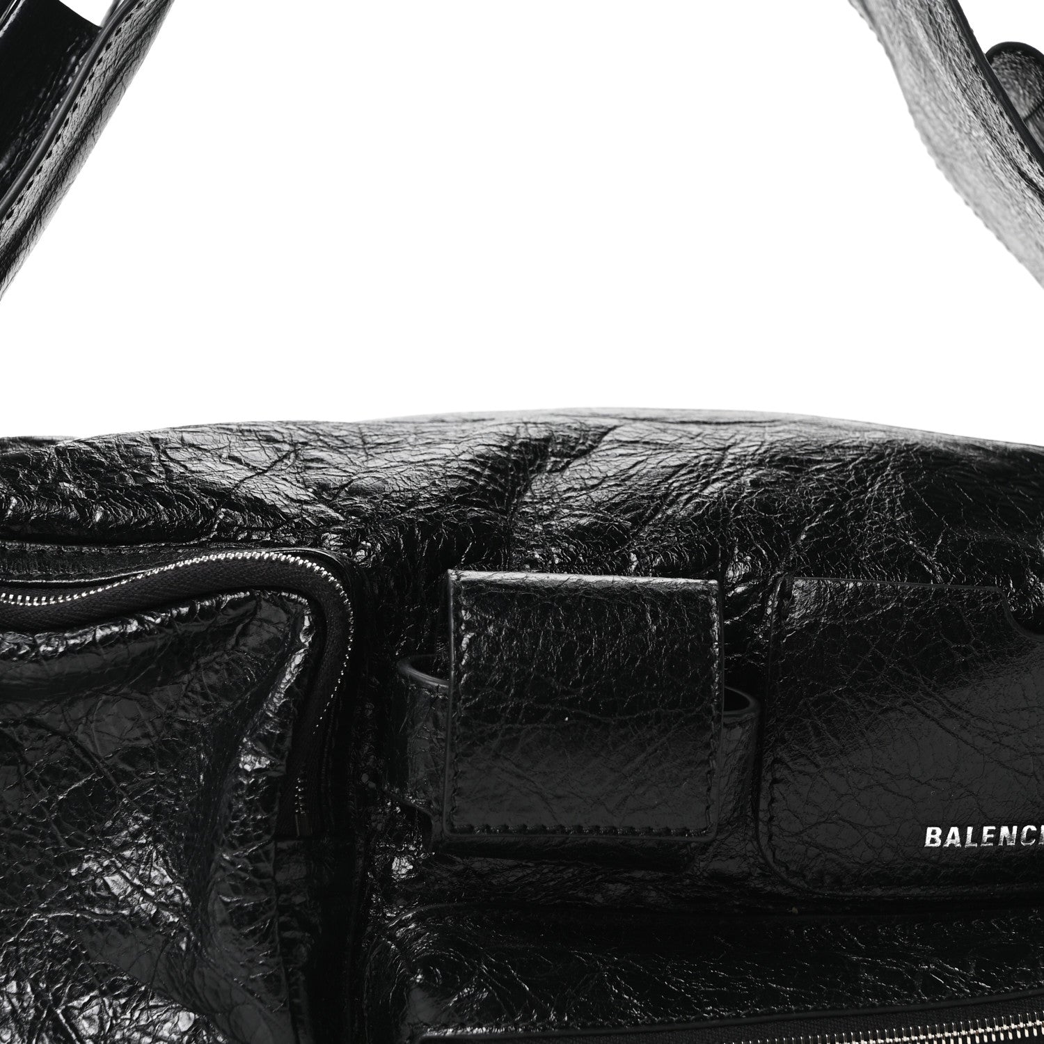 Agneau Arena Men's Superbusy Small Sling Zip Shoulder Bag Black