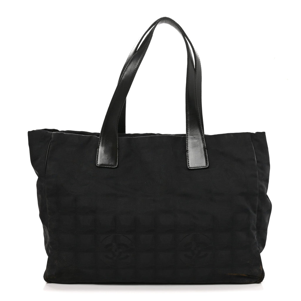 Nylon Medium Travel Tote Black