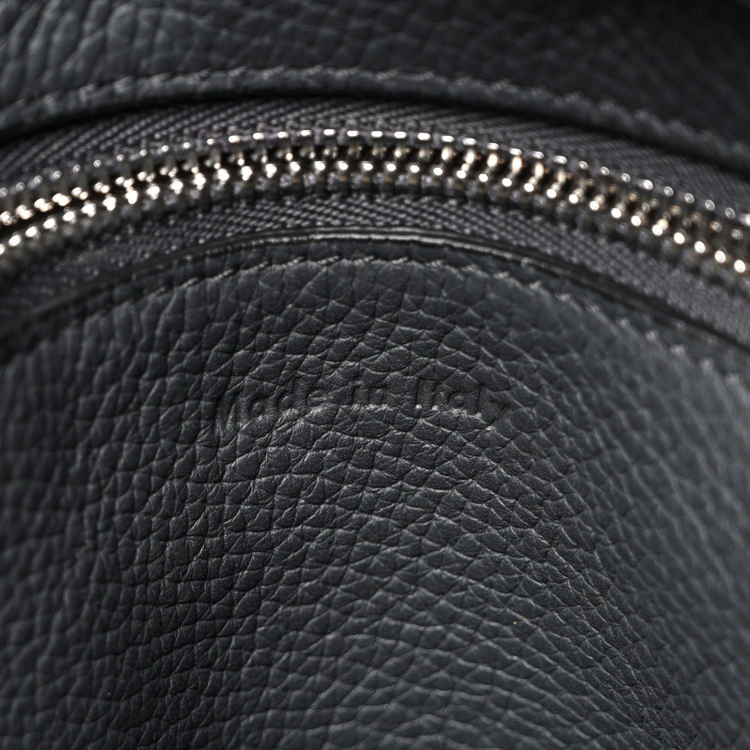 Supple Grained Calfskin Small Big Bag Anthractie