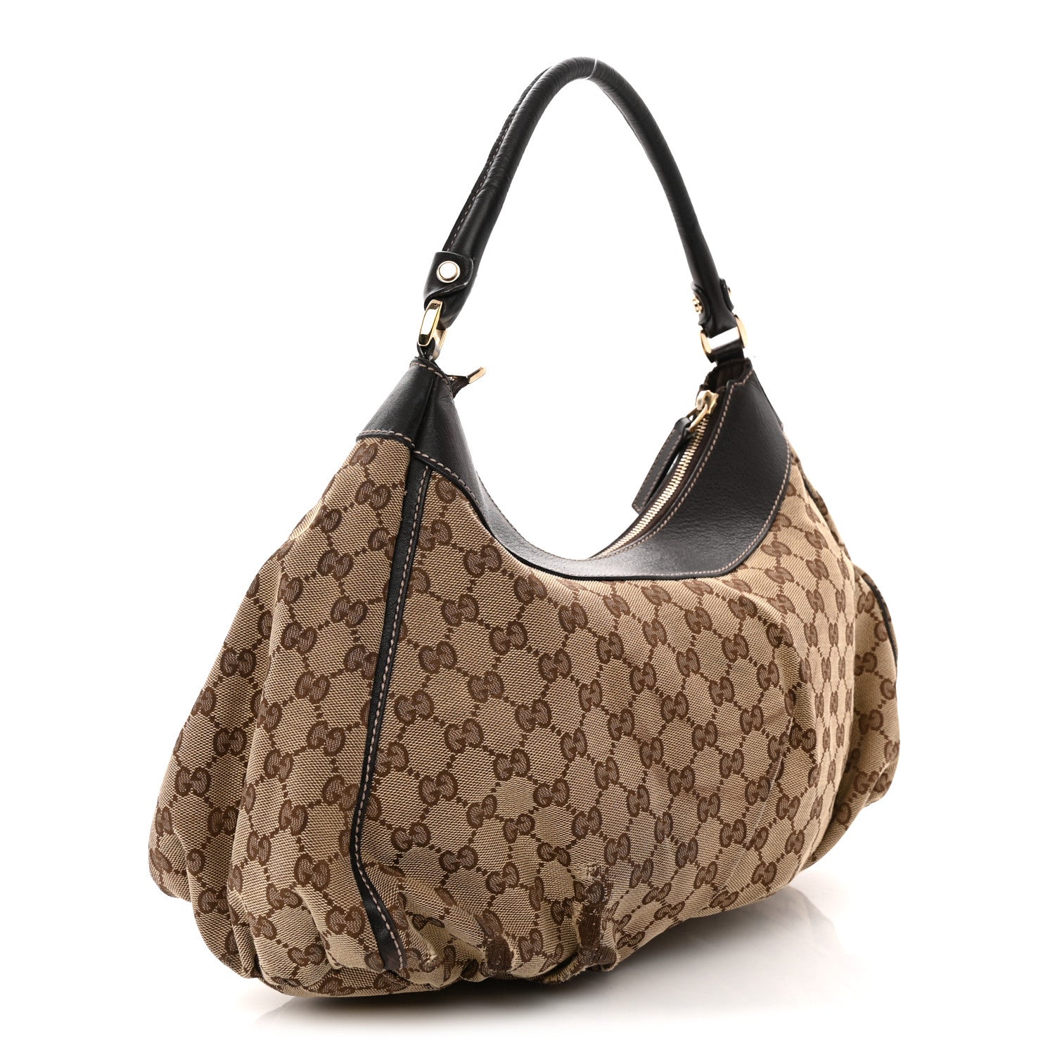 Monogram Large Abbey Hobo Brown