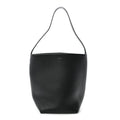 Grained Calfskin Medium N/S Park Tote Black