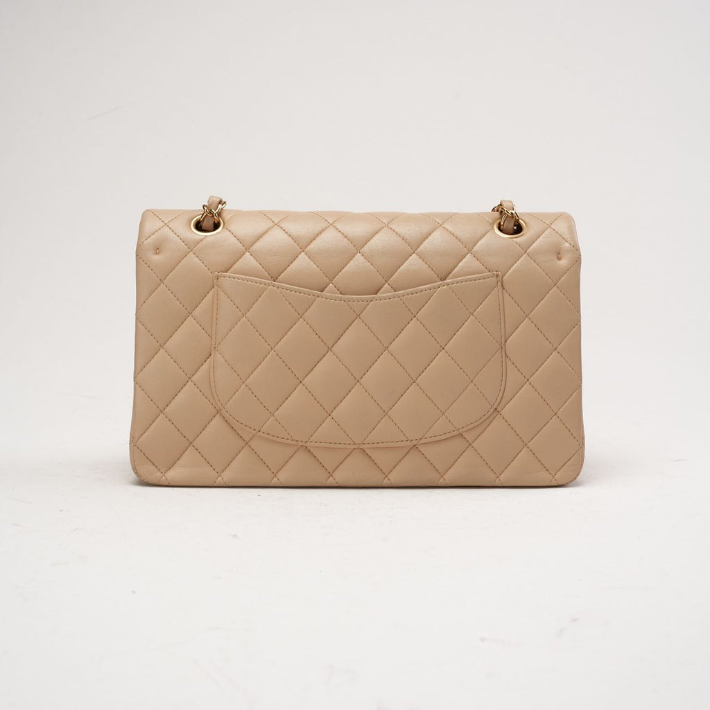 Chanel Timeless Medium Double Flap Lamb Beige 2011