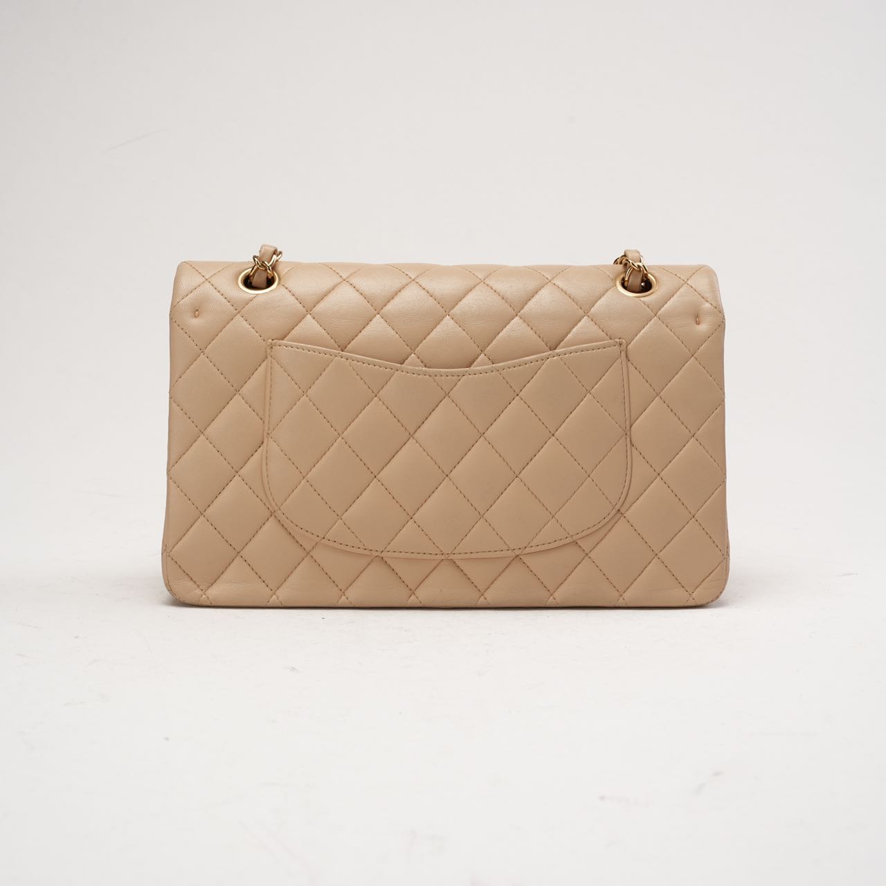Chanel Timeless Medium Double Flap Lamb Beige 2011