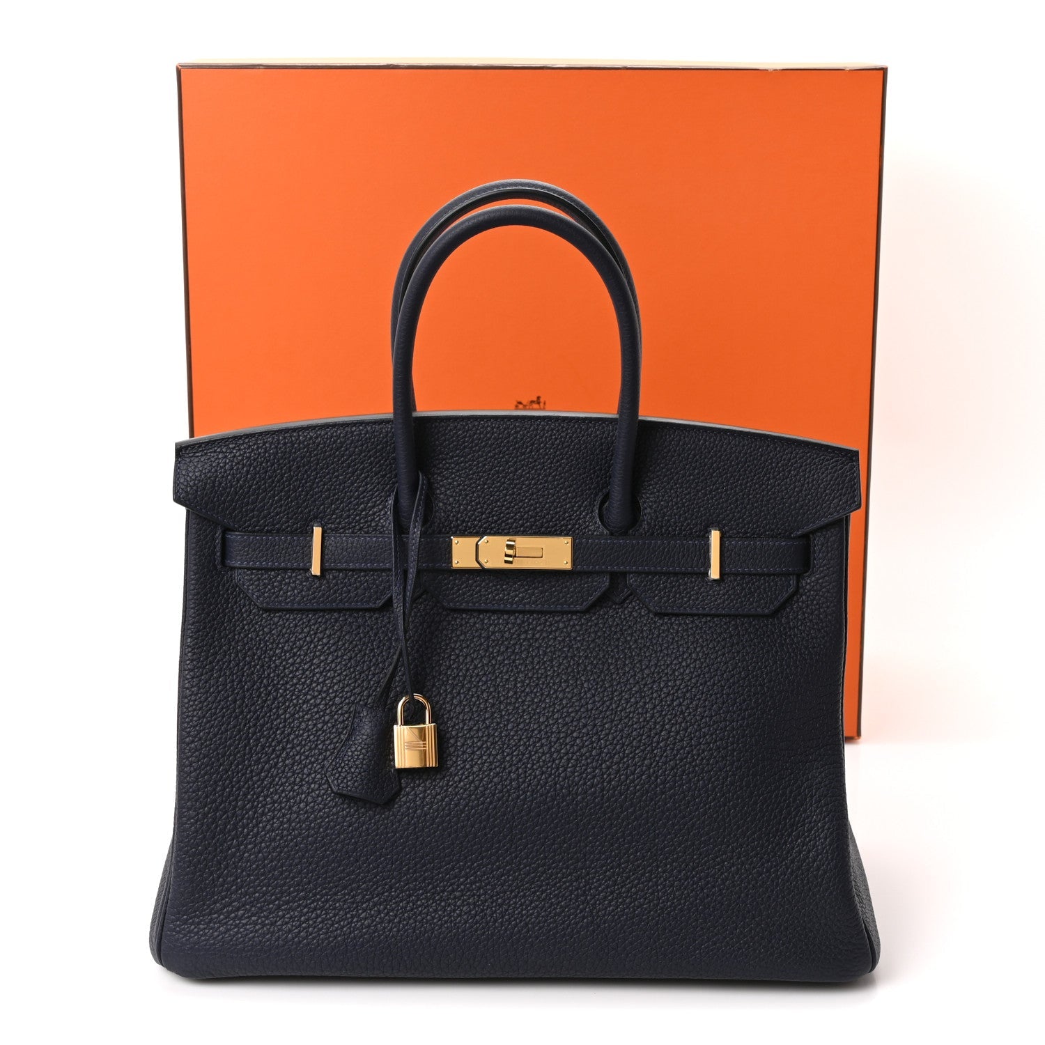 Togo Birkin 35 Bleu Nuit