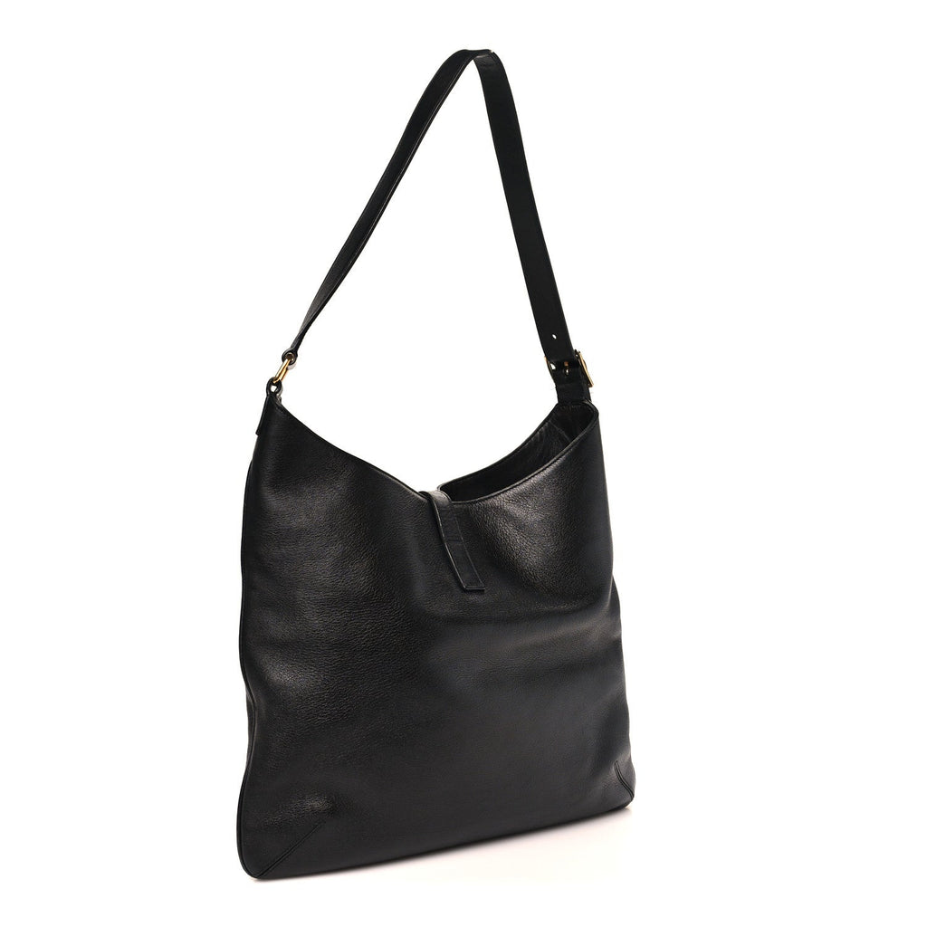 Calfskin Monogram Hobo Black