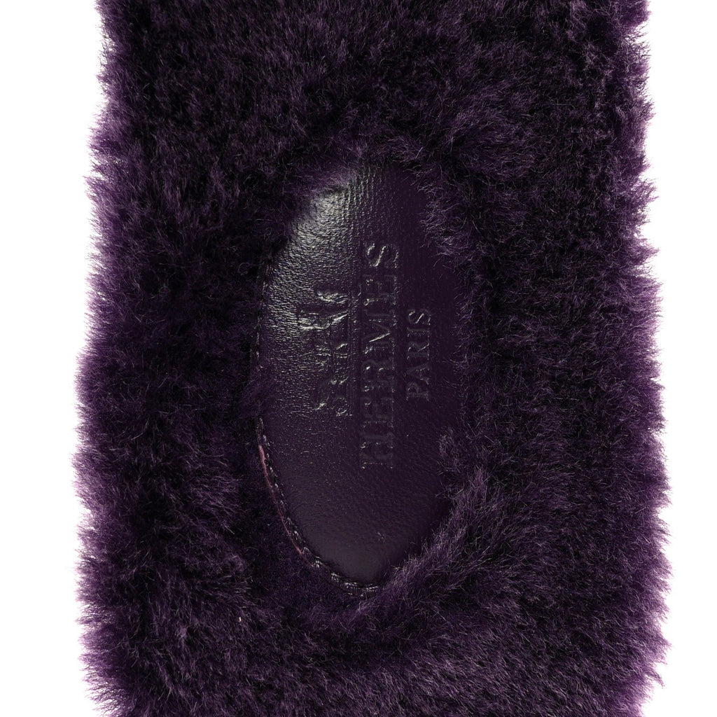 Woolskin Oran Sandals 38.5 Violet Fonce