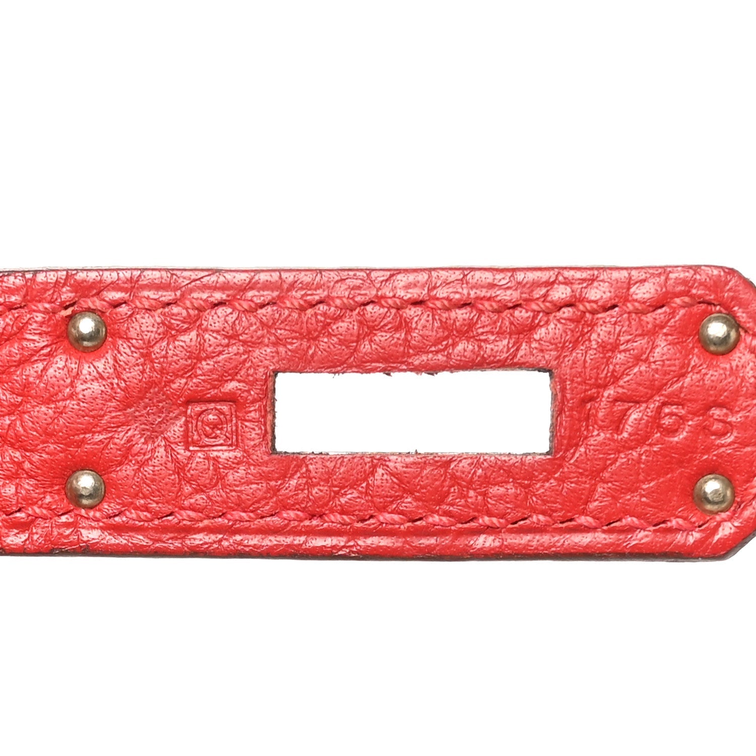 Taurillon Clemence Birkin 30 Rouge Casaque