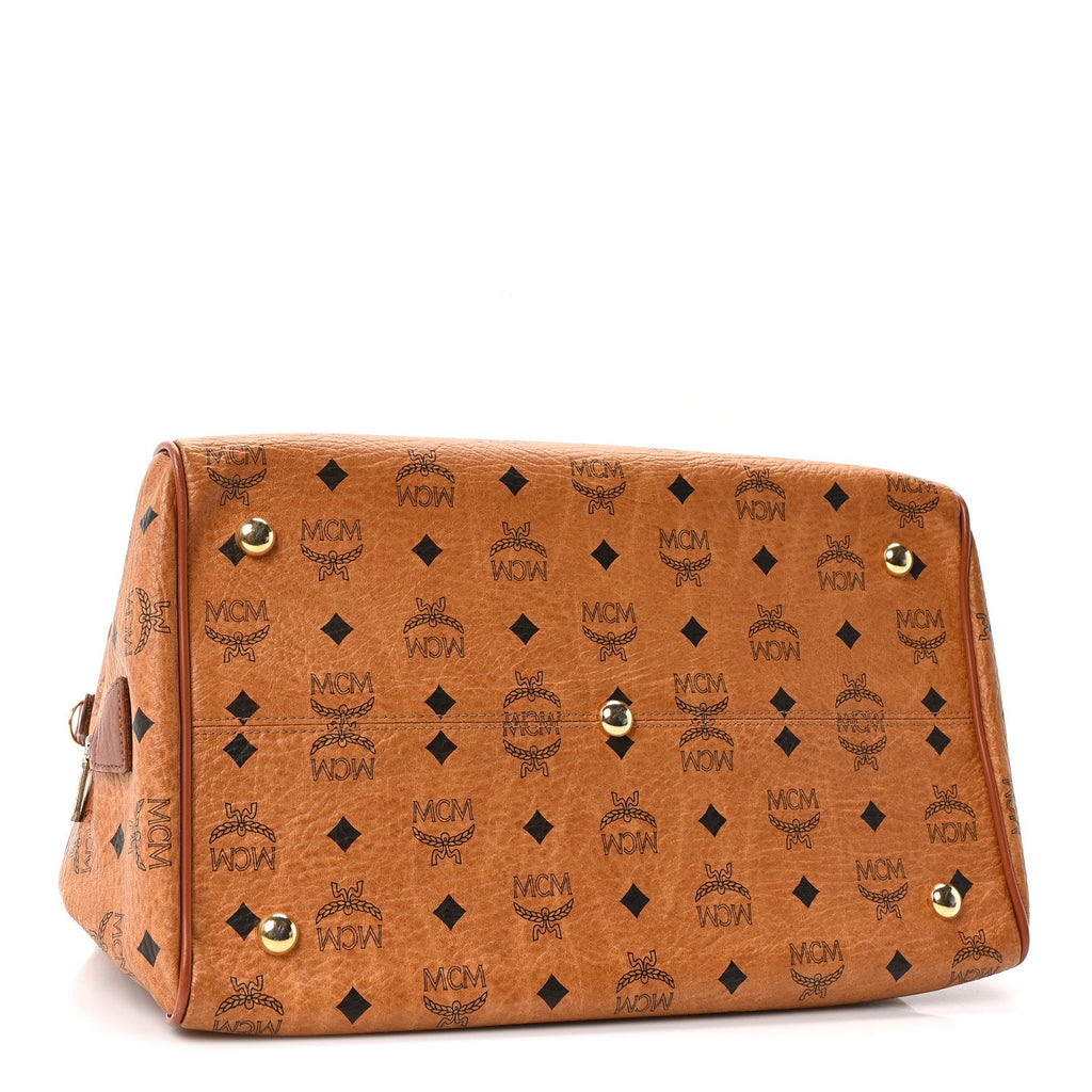 Visetos Essential Boston Bag Cognac
