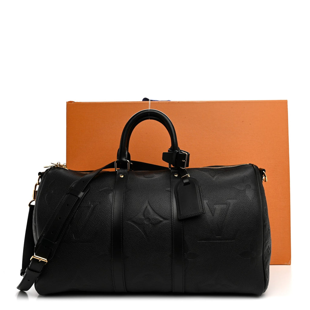 Empreinte Monogram Giant Keepall Bandouliere 45 Black