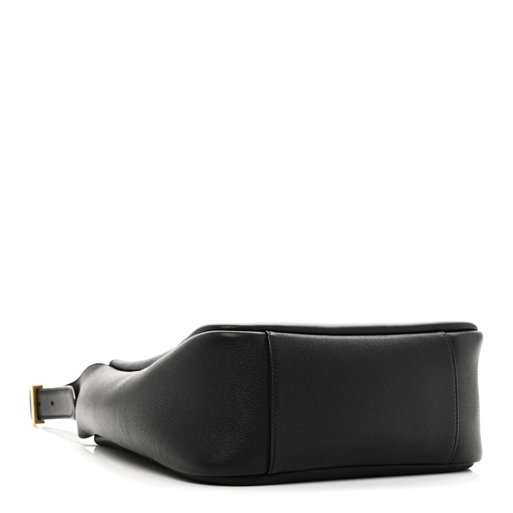 Smooth Calfskin Small Le 5 A 7 Soft Hobo Black