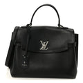 Soft Calfskin My Lockme Top Handle Black