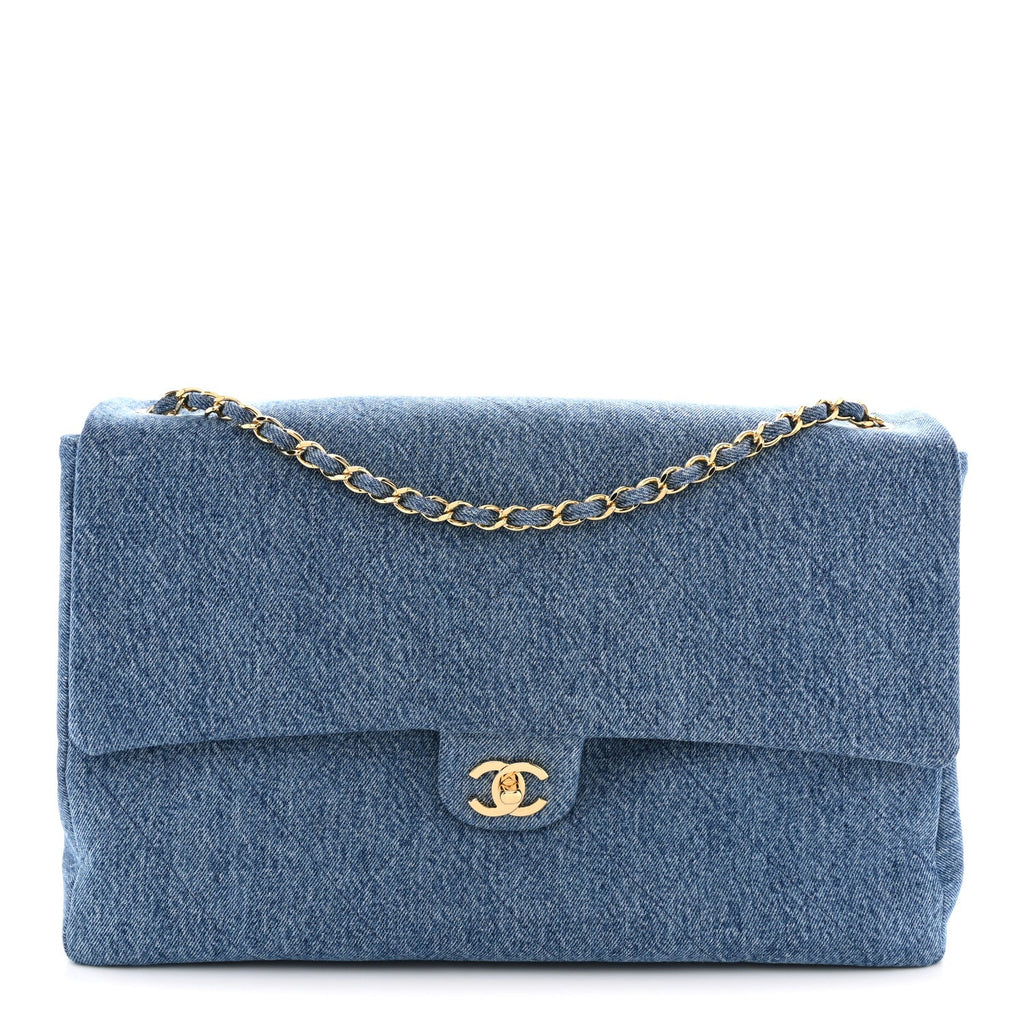 Denim Souplissimo Maxi Flap Blue