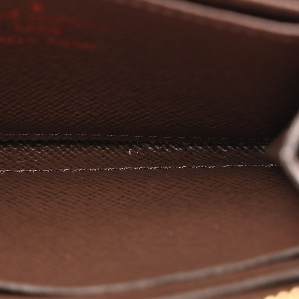 Damier Ebene Zippy Coin Purse