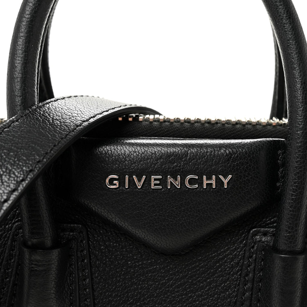 Sugar Goatskin Mini Antigona Black