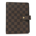 Damier Ebene Medium Ring Agenda Cover