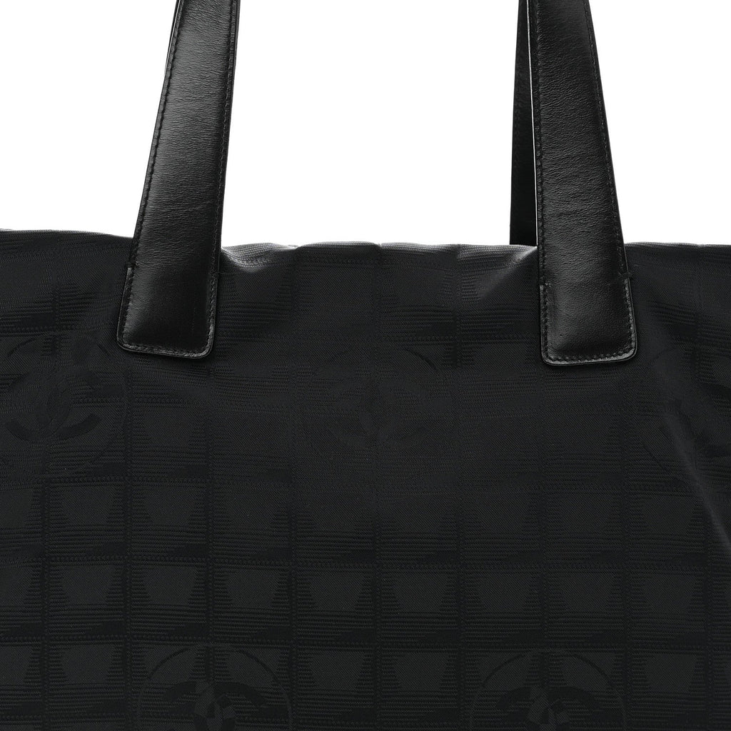 Nylon Medium Travel Tote Black