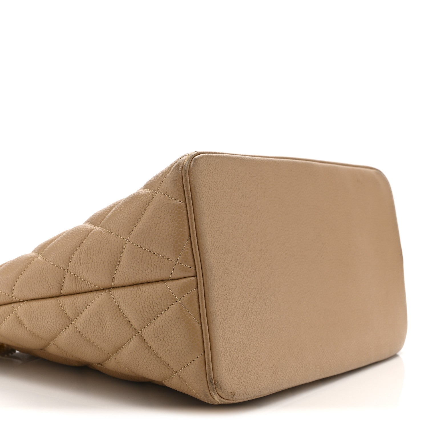 Caviar Quilted Medallion Tote Beige Beige