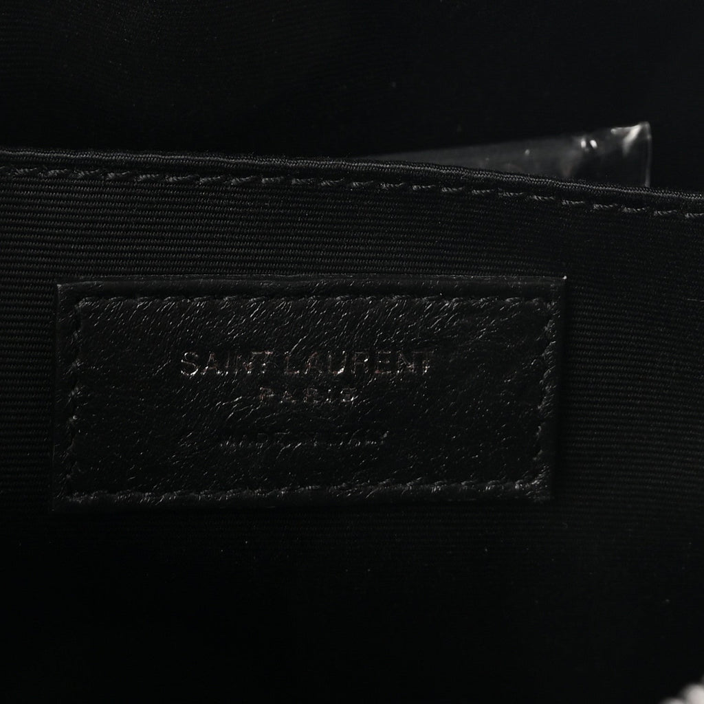 Calfskin Matelasse Monogram Monochrome Lou Camera Bag Black