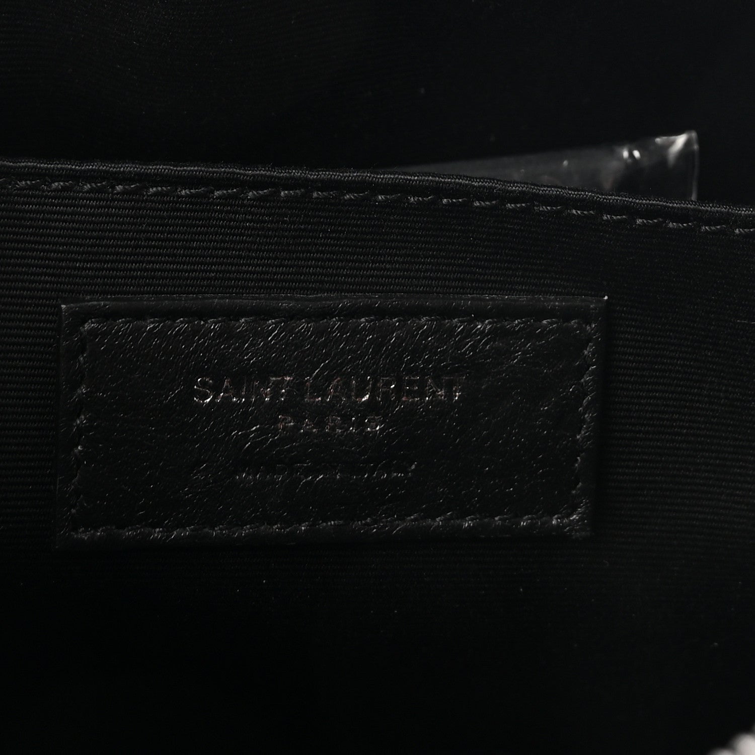 Calfskin Matelasse Monogram Monochrome Lou Camera Bag Black