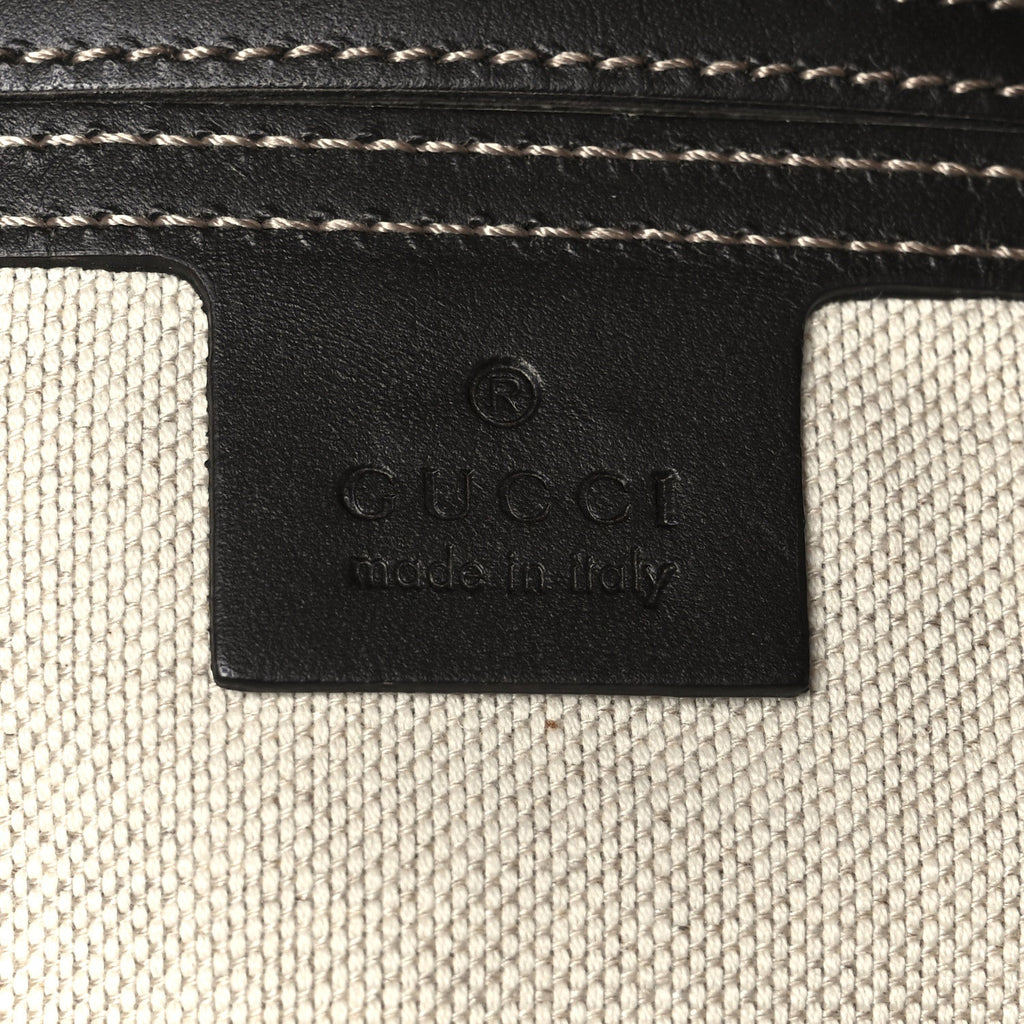 GG Supreme Monogram Medium Flat Messenger Bag Dark Brown
