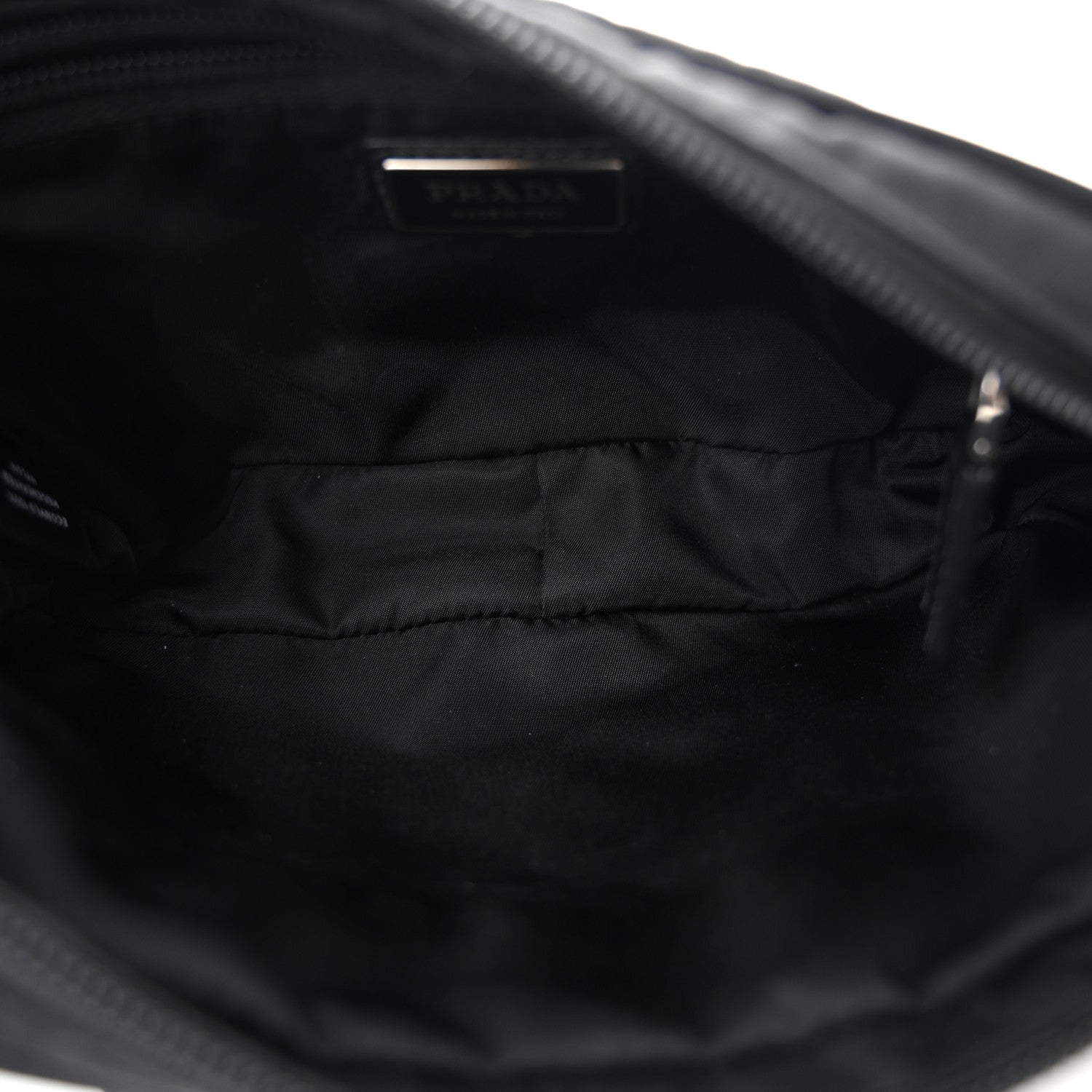 Re-Nylon Saffiano Belt Bag Black