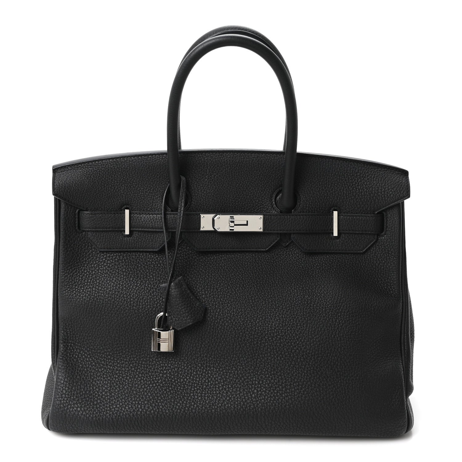 Togo Birkin 35 Black Bleu Agate