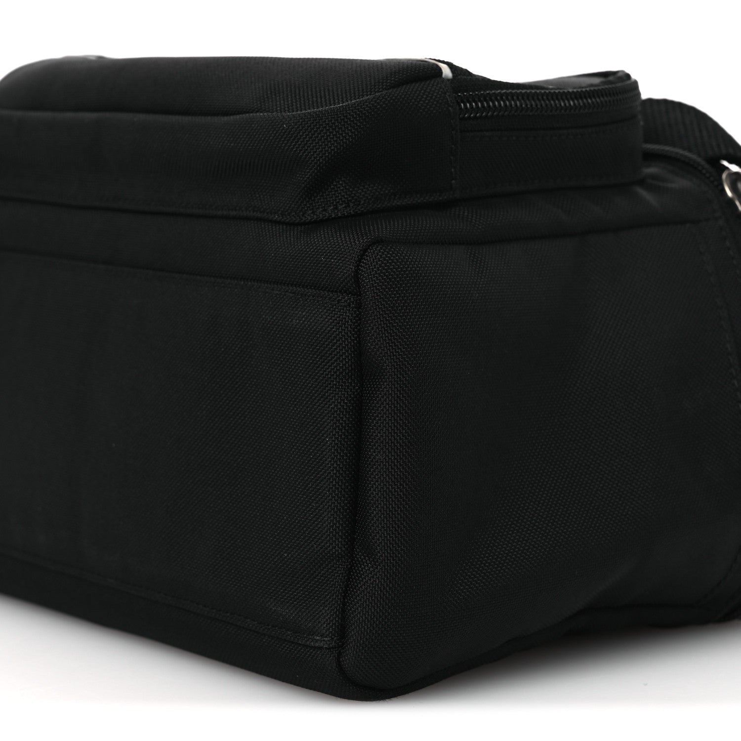 Nylon Logo Sport Camera Bag Black
