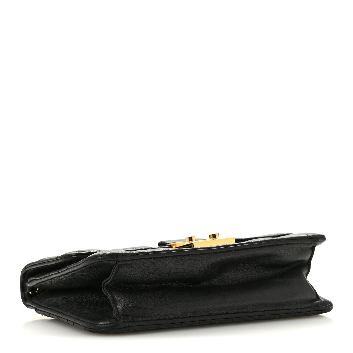 Lambskin Cannage Miss Dior Promenade Pouch Black
